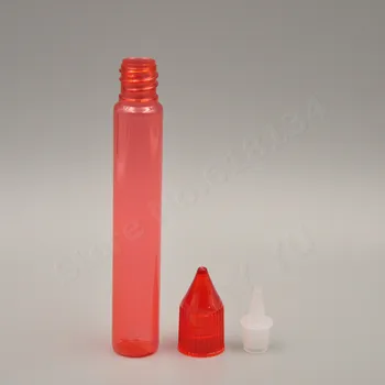 Aukštos kokybės 2000pcs 15ml raudona plastiko užkratas butelį skysčio pen buteliukas su raudona kristalų užsukamu