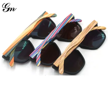 G M spalva bambuko, spalva, medienos, mados poliarizaciniai akiniai