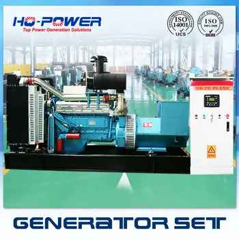 Kinijos elektros linija pramoninis naudojimas 200kw 250kva dyzelinis generatorius, skirtas parduoti