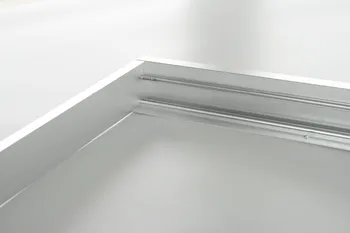 Nemokamas pristatymas Balta ir Sidabro Spalvos Paviršius sumontuotas LED Rėmas 600x600x50mm aliuminio lydinio medžiaga