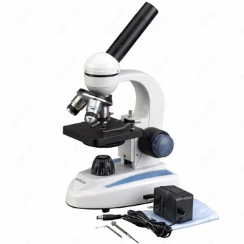 Sudėtinės Mikroskopu--AmScope Prekių 40X-1000X Belaidžius LED Metalinis Rėmas C&F Junginys, Mikroskopu w Top & Bottom Žibintai
