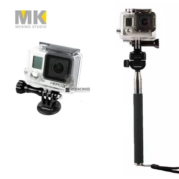 Už GoPro Galvos Dirželis Reguliuojamas Chesty Diržas Diržas selfie monopodzie adapteris tvirtinimo Pirštinės stiliaus tvirtinimas Herojus 2 3 3+ 4 sj4000