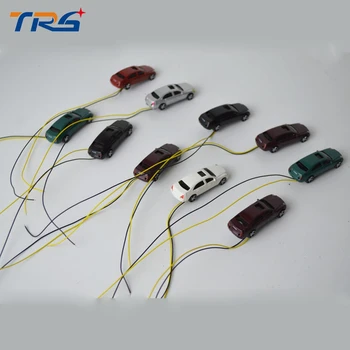 1:150 modelį lengvųjų automobilių 20pcs šviesos masto automobilių miniatiūriniai modelio automobilių