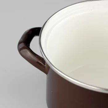 1.5 L Emalio virdulys dinerware arbatinukas sriuba įrankiai samovar elektrinis virdulys tetera puodą Virtuvės sriuba butelis kavinukas
