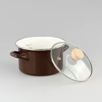 1.5 L Emalio virdulys dinerware arbatinukas sriuba įrankiai samovar elektrinis virdulys tetera puodą Virtuvės sriuba butelis kavinukas