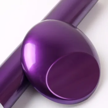 1.52x20m oro burbuliukai nemokamai violetinė Blizgi Pearl Metallic Kino violetinė automobilių kėbulo wrap lipdukas GMP10