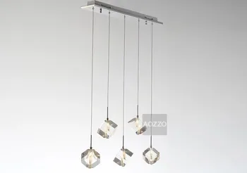 1-8 Vadovai led priedai veltiniams, vilna LEMPA mados kristalų lempos su valgomojo lempa scenos apšvietimas stiklo sieniniai šviestuvai