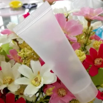 10 ml Plastiko žarna vamzdis kosmetikos PE Tuščias minkštas vamzdžių tiesioginio tipo sviestas žarna emulsija butelis nemokamas pristatymas