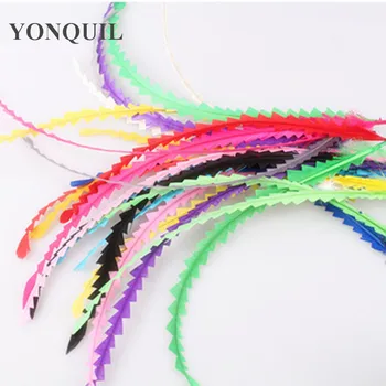 10 spalvų 25-30cm Prarasti coque gaidžio uodegos plunksna seniai formos plunksnomis, 