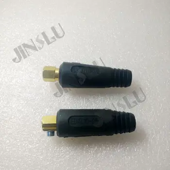 100 porų DKJ10-25 nešiojamų greito montavimo kištukas su EDKL10-25 skydelis lizdas kabelis suvirinimo jungtis, 10-25mm