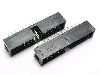 1000 Vnt Apgaubta Langelį antraštės IDC Lizdas 2.54 mm 2x13 Pin 26 P tiesiai Vyrų kvadratinių pin 0.64 mm 2 eilutės 2.54 Per skylę CINKAVIMAS