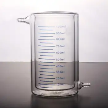 1000ml Laboratorija Apsauginės Stiklinė, Borosilikatinio Stiklo Dvigubo Sluoksnio cheminę Stiklinę už Photocatalytic Eksperimentas