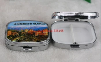 1000pcs case container for Medicines Organizer Pill box Portable Pill cutter Splitters pastilleros pildoras estuche pillbox