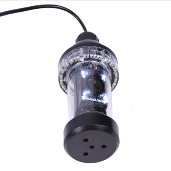 100Meters Gylis 360 Laipsnių Rotative Povandeninį Fotoaparatą su 18pcs Baltos arba infraraudonųjų SPINDULIŲ LED Žuvų Ieškiklis & Nardymo Kamera