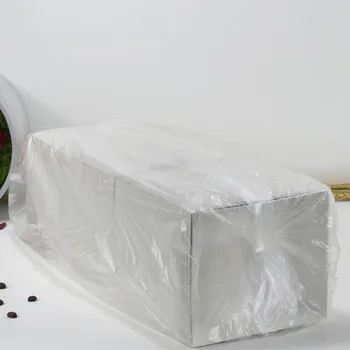 100pcs/lot Sandwich Box Salad Dessert Hotdog Cake Packaging Boxes with Transparent Lids Kraft Cardboard Paper Gift Box ZA3885