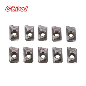 100pcs/lots cnc carbide Inserts HM90 APKT 1003PDR IC908 milling inserts mill blade