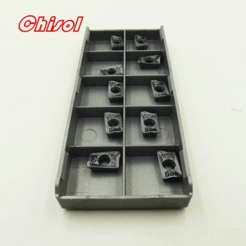100pcs/lots cnc carbide Inserts HM90 APKT 1003PDR IC908 milling inserts mill blade