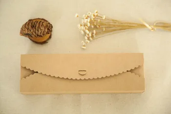 100vnt 23*7*4cm Balta/ruda kraftpopieris Macaron Dėžutė saldainių/maisto/vestuves/papuošalai dovanų dėžutė pakavimo dėžės ekranas