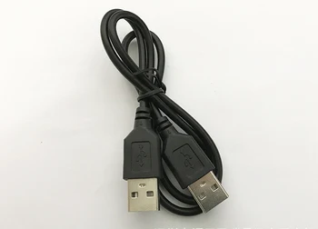 100vnt Aukštos Kokybės Juoda 0,5 m USB 2.0 Male vyrams, M/M Išplėtimo Jungties, Adapteris, Laidas Laidas Laidas
