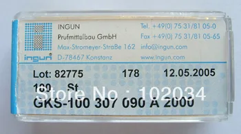 100VNT/DAUG ORIGINALUS INGUN GKS-100-307-090 GKS-100 307 090 150 2000 m. Pavasarį Bandymo Zondas Pogo Pin pagaminta Vokietijoje
