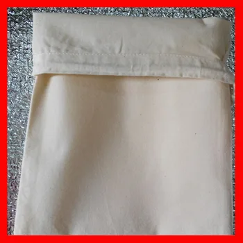(100vnt/lot), didmeninės ekologinio draugiškas tuščią raišteliu medvilnės maišelis
