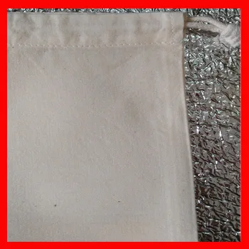 (100vnt/lot), didmeninės ekologinio draugiškas tuščią raišteliu medvilnės maišelis
