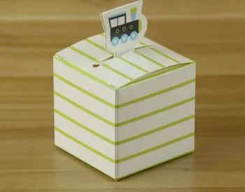 100vnt Mini Traukinio Saldainių Dėžutė Saldainių Dėžės Vestuves Baby Shower Už Dovaną