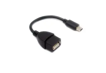100vnt USB Female į mini USB 5pin V3 Priimančiosios OTG Kabeliu Automobilių Garso Planšetinį kompiuterį, mobilųjį telefoną, mp3 mp4 mp5 11cm