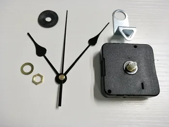 100x skatinimo valyti Laikrodis kvarco Judėjimas sieninis laikrodis mechanizmas Centras Varžtas tipas judėjimas su juoda ilgas rankas 