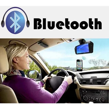 1024x600 Aukštos Rezoliucijos 7INCH TFT LCD galinio vaizdo Monitorius Veidrodis Sreen TF USB Bluetooth MP5 Automobilių Stovėjimo aikštelė, atbulinės eigos Monitorius prioritetas
