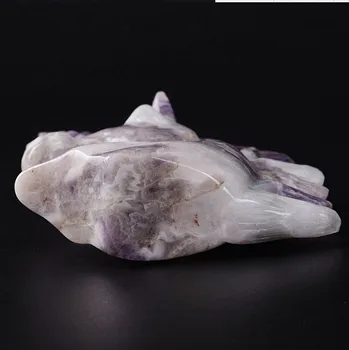 10cm gamtos svajonė ametistas kristalų arklio kaukolė dovanų