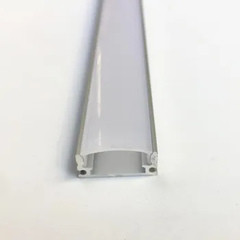 10m/daug TS07Y 1m ilgio led aliuminio profilis led juostelės žibintai, led juostos aliuminio led profilis kanalo būsto