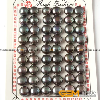 10mm perlų karoliukus, pusė gręžimo auskarai 27 Poros originali perlų karoliukus, už earrring padaryti daug spalvų rinktis