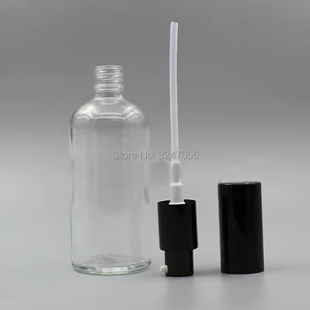 10Pcs 20Pcs 5/10/15/20/30/50/100ml Empty Clear Cosmetic Emulsion Bottle, Glass Lotion Storage Bottle, Vial Cosmetic Containers