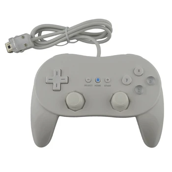 10vnt Aukštos kokybės Klasikiniai 2 Laidines Žaidimų Valdiklis Žaidimų Nuotolinio Pro Gamepad Nintendo Wii