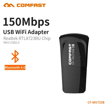 10VNT COMFAST Mini USB WiFi Adapteris 150Mbps Wifi Imtuvas Bevielio Tinklo plokštė, 