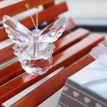 10vnt Crystal Butterfly Dekoratyviniai patalpų įrengimui skirti Dirbiniai, Vestuvių Kūdikio Dušas Šalis Gimtadienio Naudai Dovanos Suvenyrai