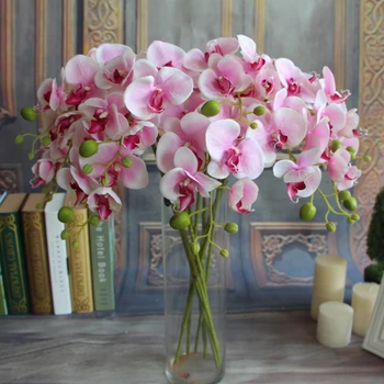 10vnt/daug Dirbtinio šilko Hydrangea gėlių sienos Hot Pink Gėlių Sienos dekoravimas, Vestuvių dekoravimas 40*60cm