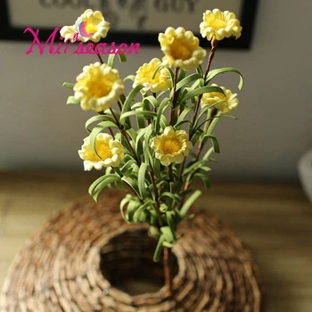 10VNT/DAUG Mažų PE Daisy Puokštė modeliavimas gėlės šilko saulučių dekoratyvinės Gėlės, Namų dekoracijas, Vestuvių 8 vadovai
