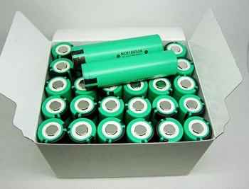 10vnt/daug Naujų Originalių Panasonic 18650 NCR18650A Įkrovimo Baterija (akumuliatorius 3,6 V 3100mAh Baterijas panasonic nešiojamas kompiuteris
