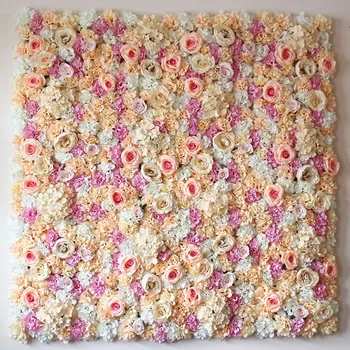 10vnt/daug romantiškų vestuvių gėlių sienos etape arba fonas vestuvių dirbtinių gėlių dekoracija rose hydrangea gėlių