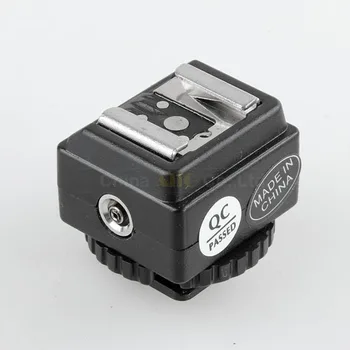 10vnt Flash Adapteris (C-N2) blykstės ir fotoaparato kontaktinės jungties Adapteris Turėtojas pc sync lizdas sb300 sb400 sb600 sb700 sb800 sb900 sb910 priedai