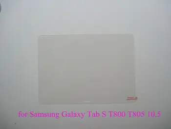 10vnt Grūdintas Stiklas Kino Screen Protector for Samsung Galaxy S 10.5 T800 T805 Anti-scratch Apsauginės Plėvelės + Valymo Servetėlės
