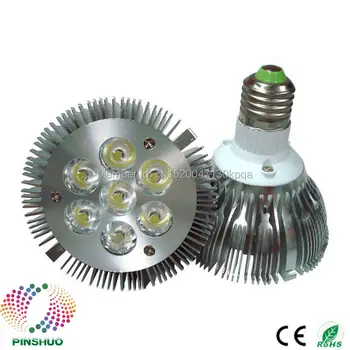 (10VNT/Lot) Bridgelux Chip Storio Būsto 7W LED Lemputė Par30 Pritemdomi LED Light COB Lubų taškinis šviestuvas Lempa