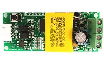 10vnt Mini Multifuncion elektros energijos amp įtampa stebėti matuoklis ryšio modulis su CT ritė AC80~260V 100A