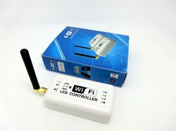 10vnt nemokamas pristatymas DC7.5-24V Originalus RGB LED Wifi valdiklis, skirtas 