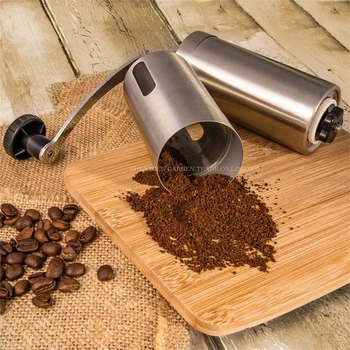 10vnt Nerūdijančio plieno kavos pupelių malūnėlis virtuvės Abrazyvai / rankinis šlifavimo ir frezavimo staklės Kepimo Įrankiai