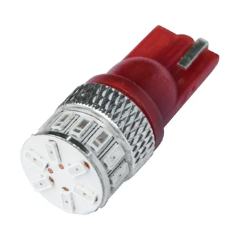 10vnt Raudona T10 W5W 3014 18SMD LED Žibintai Lemputės Pakeitimas Lempos, Licencijos Plokštės Interjero Žemėlapis Dome Šoninis Gabaritinis Žibintas