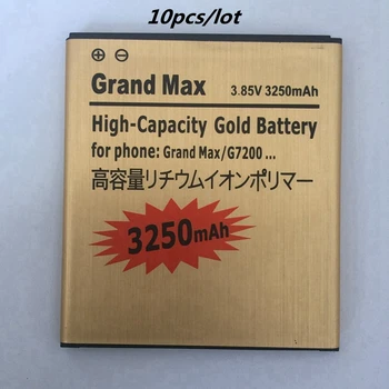 10vnt samsung Galaxy Grand3 Pakeitimo Įkrovimo Telefono Baterija EB-BG720CBC Galaxy Grand3 G7200 G7202 G7208V G7209