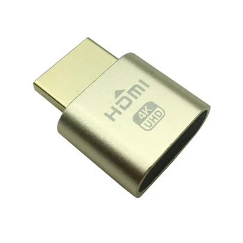 10VNT VGA Virtualus Ekranas Adapteris HDMI 1.4 DDC EDID Manekeno Plug Begalvis Dvasios Ekranas Emuliatorius Vaizdo kortelės Užraktas plokštė